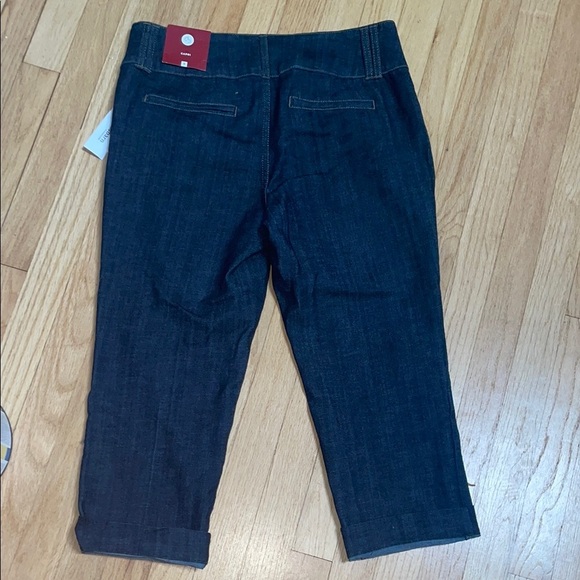 Dress Barn Blue Ankle Cropped Jeans Classic Style - Picture 7 of 8